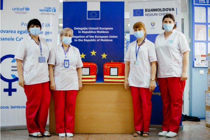Asistenţi medicali din Ungheni şi Cahul au primit ajutoare din partea UE