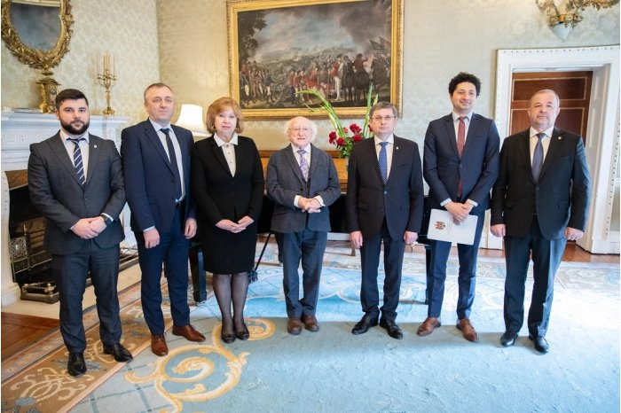 Speakerul Igor Grosu a avut o întrevedere cu președintele Irlandei