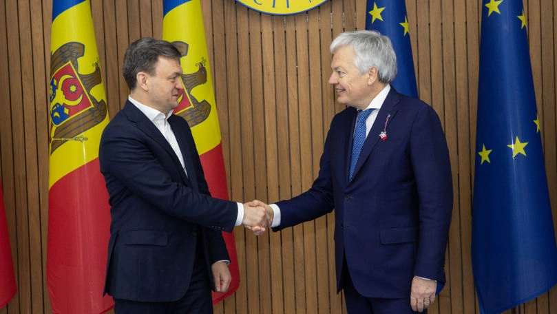 Prim-ministrul Dorin Recean a avut o întrevedere cu Didier Reynders, comisarul european pentru justiție