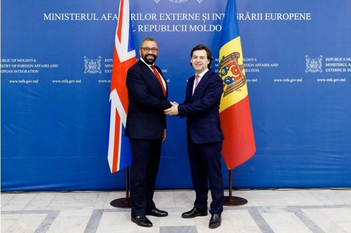 Ministrul de Externe Nicu Popescu a primit vizita omologului său britanic