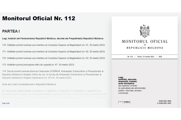 Planul de acțiuni al Guvernului pentru anul 2023, publicat în Monitorul Oficial