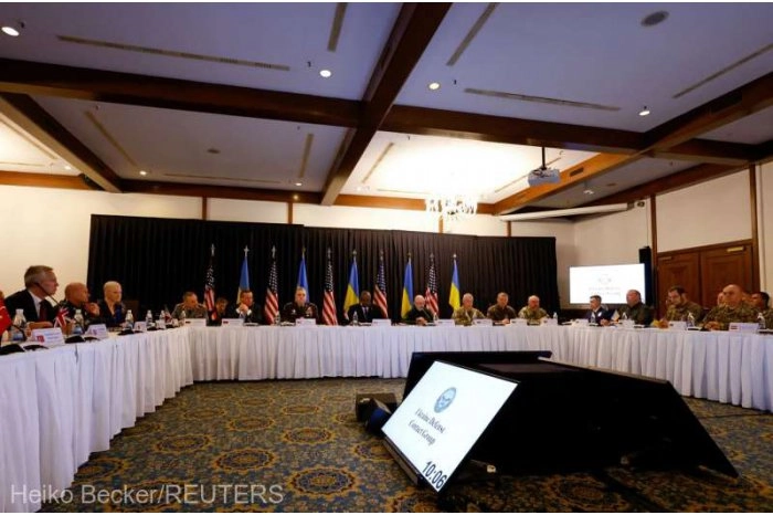 Aliaţii occidentali s-au întâlnit la baza aeriană Ramstein ca să discute despre arme pentru Ucraina