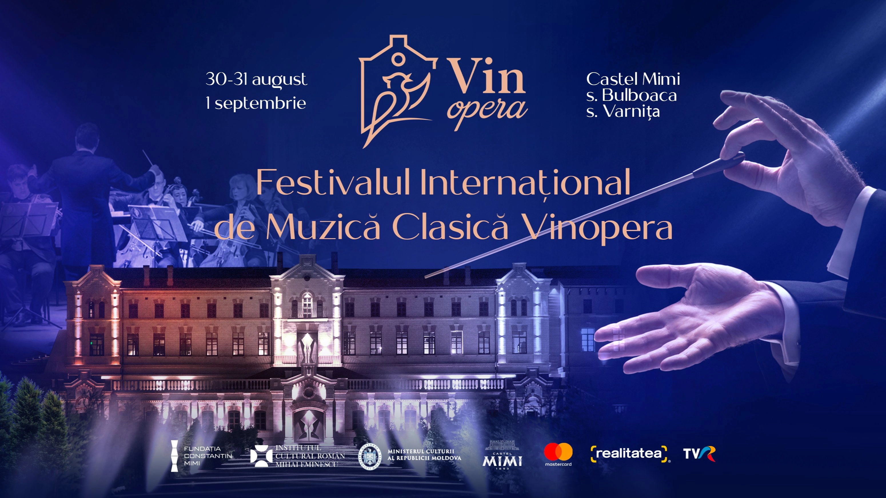 Iubitorii de muzică clasică sunt așteptați la Festivalul Internațional de muzică clasică VinOpera 2023