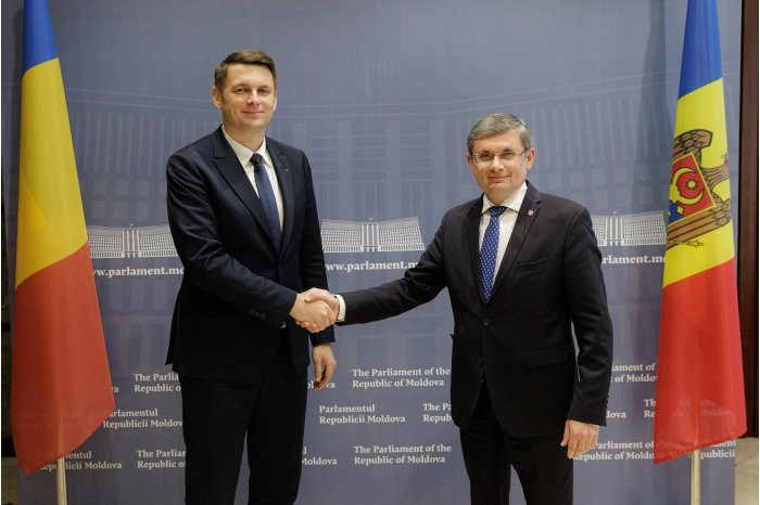 Speakerul Igor Grosu, a avut o întrevedere cu Secretarul general al Guvernului României, Mircea Abrudean