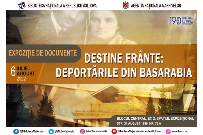 La Biblioteca Națională a fost vernisată o expoziție dedicată deportărilor