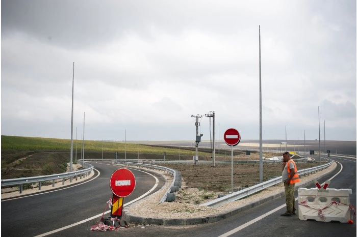 Lucrările de construcție a șoselei de centură a orașului Comrat au ajuns la etapa finală