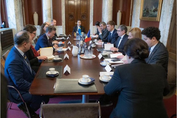 Președintele Parlamentului, Igor Grosu, a avut întrevederi cu miniștri și înalți oficiali suedezi