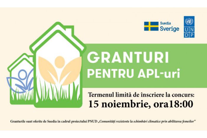 Mai multe localități vor beneficia de granturi pentru afaceri prietenoase mediului