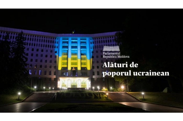 Un an de război: Parlamentul Republicii Moldova este alături de poporul ucrainean