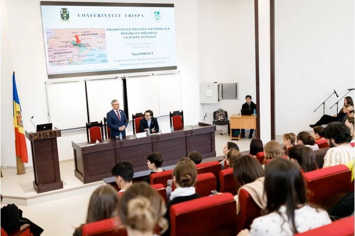 „MAEIE are două obiective majore: aderarea la UE și menținerea păcii și stabilității”, a declarat vicepremierul Nicu Popescu la FRIȘPA
