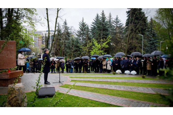 Comemoratea victimelor Pogromului evreiesc. Igor Grosu: „Nu există nicio ideologie care ar merita viața unui om”