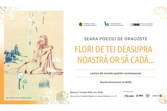 O seară a poeziei de dragoste va avea loc la un muzeu din capitală