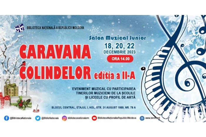 La Biblioteca Națională a început Caravana Colindelor