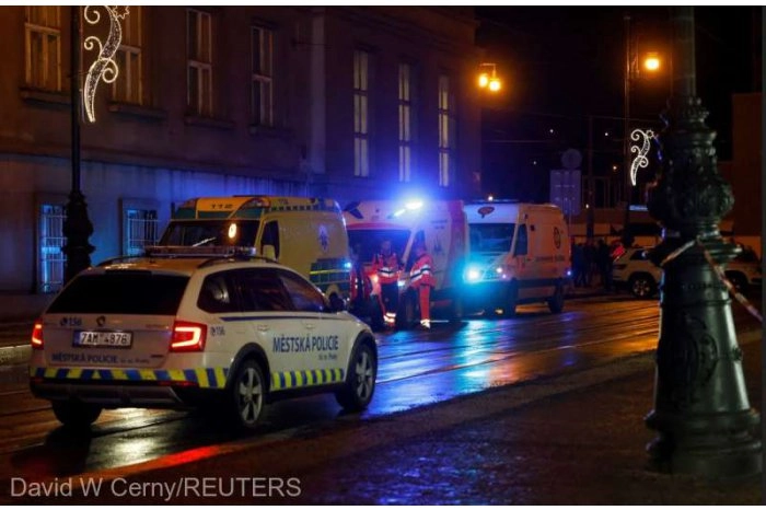 Cehia/Atac la universitate: Preşedintele se declară ''şocat''; tirurile nu au avut legătură cu ''terorismul internaţional'', spune ministrul de Interne