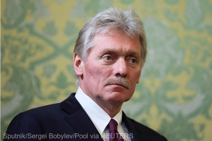 Peskov a comentat declarațiile lui Macron despre posibilitatea ca militari din Europa să ajungă în Ucraina
