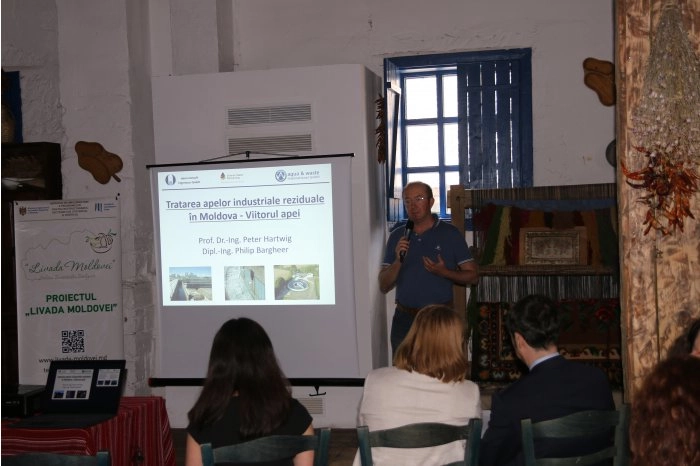 O stație de tratare a apelor reziduale a fost construită la o vinărie din raionul Ialoveni