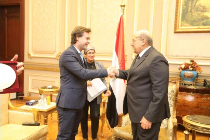 Vicepremierul Nicu Popescu a avut o întrevedere cu președintele Senatului egiptean