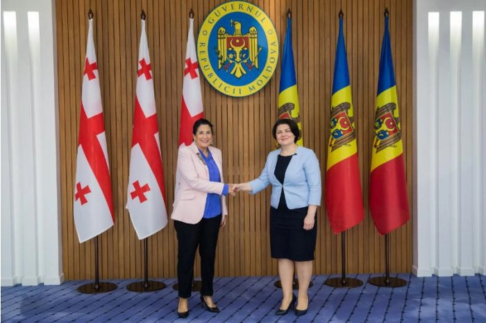 Premierul Natalia Gavrilița a avut o întrevedere cu președintele Georgiei