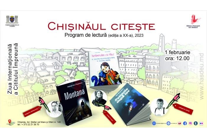 A fost lansată o nouă ediție a Programului de lectură ”Chișinăul citește”
