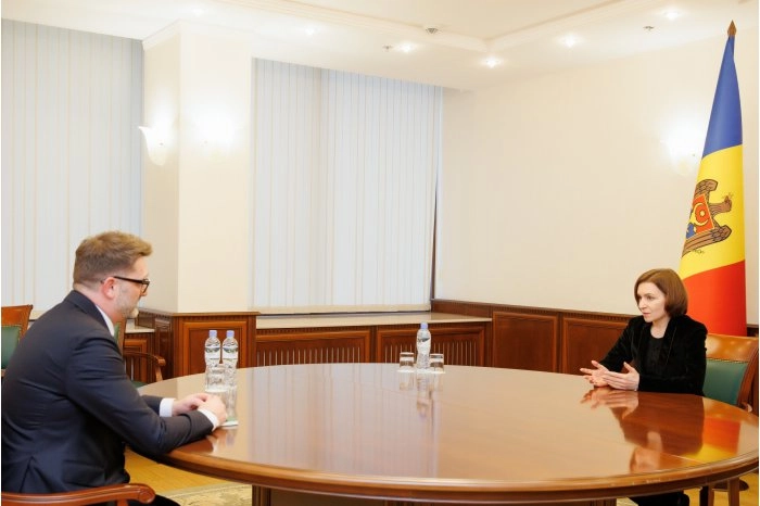 Președintele Maia Sandu a discutat cu Ambasadorul României la Chișinău, Cristian-Leon Țurcanu