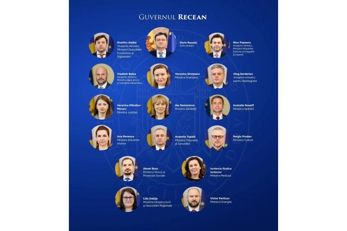 Dorin Recean și-a anunțat echipa guvernamentală