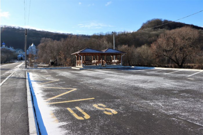 A fost finalizată construcția drumului de acces spre Mănăstirea din Călărășeuca din Ocniţa