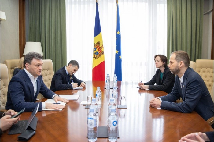 Premierul Dorin Recean a discutat agenda europeană cu ambasadorul UE în Republica Moldova