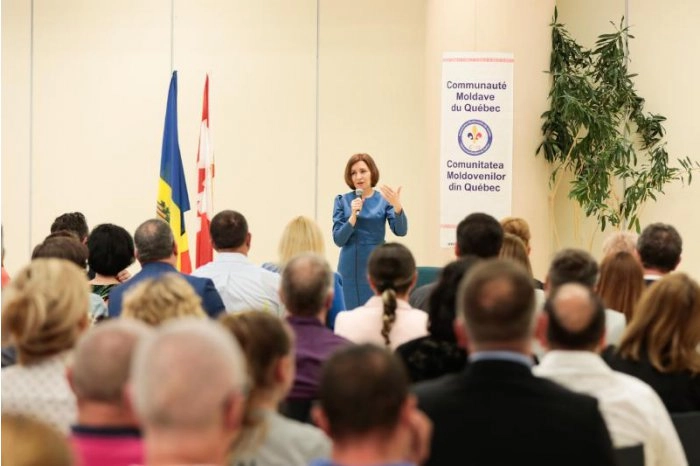 Șefa statului s-a întâlnit cu moldovenii stabiliți cu traiul în Canada