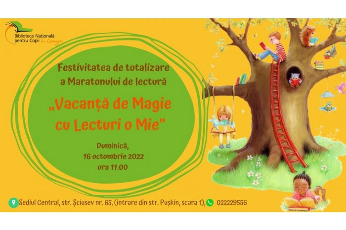 Circa 100 de cititori au fost premiați de către Biblioteca Națională pentru Copii