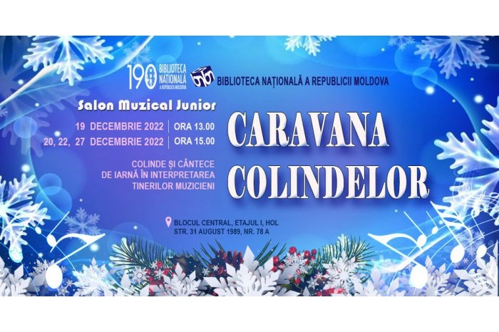 La Chișinău va începe Caravana Colindelor