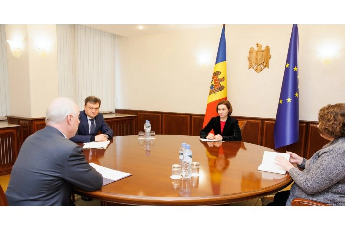 Președintele Maia Sandu a avut o întrevedere cu Ambasadorul SUA, Kent Logsdon