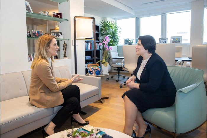 Prim-ministrul Natalia Gavrilița a mulțumit Parlamentului European pentru sprijinul ferm oferit R. Moldova în calea sa spre aderarea la UE