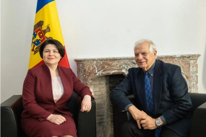 Consolidarea securității R. Moldova a fost discutată în cadrul întrevederii Nataliei Gavrilița cu Josep Borrell