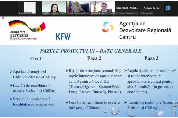 Apeductul magistral Chișinău–Strășeni–Călărași va fi utilitate publică de interes naţional