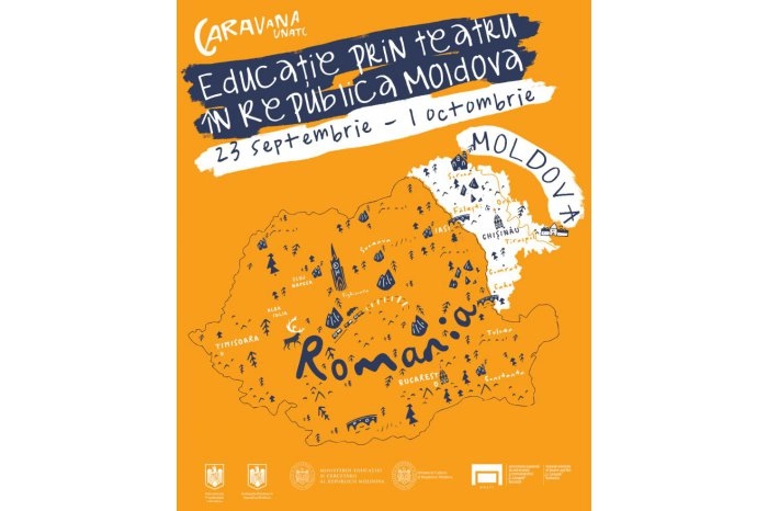 O caravană de educație prin teatru va ajunge de la București la Chișinău