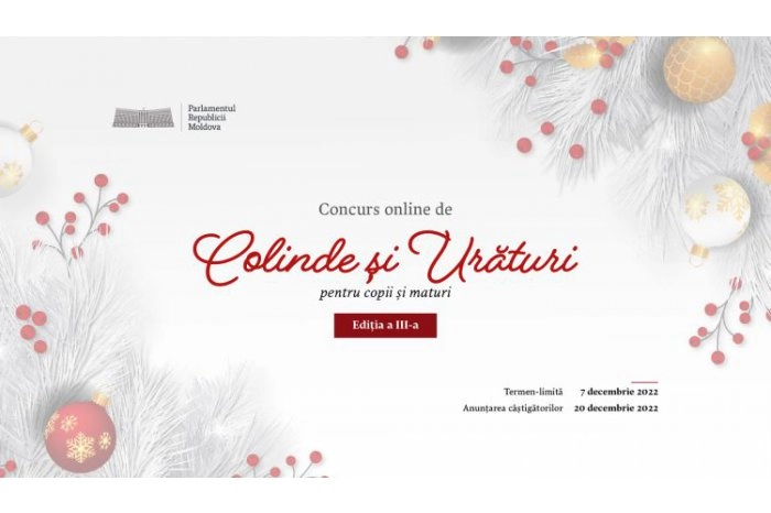 Trei ansambluri au devenit câștigătorii Concursului de colinde și urături lansat de Parlament