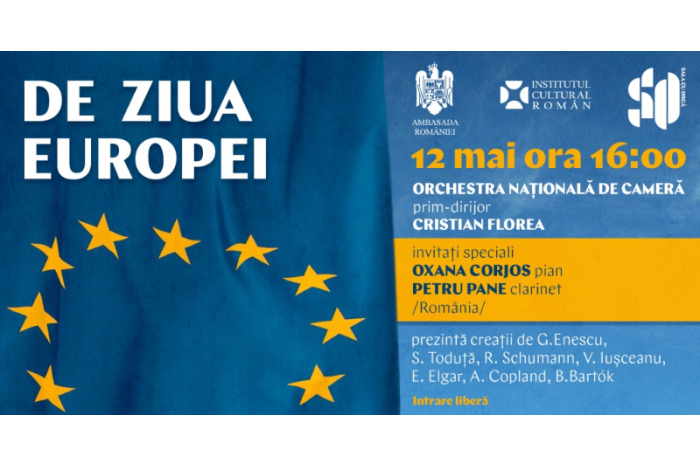 Sala cu Orgă va prezenta un concert dedicat Zilei Europei