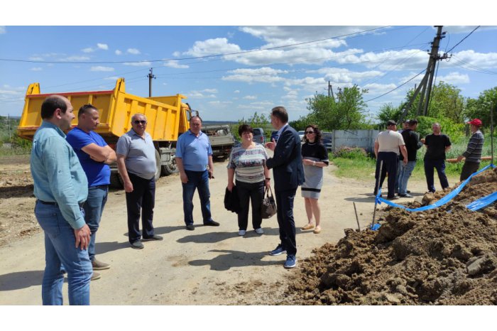 La Rezina a început construcţia sistemului de canalizare