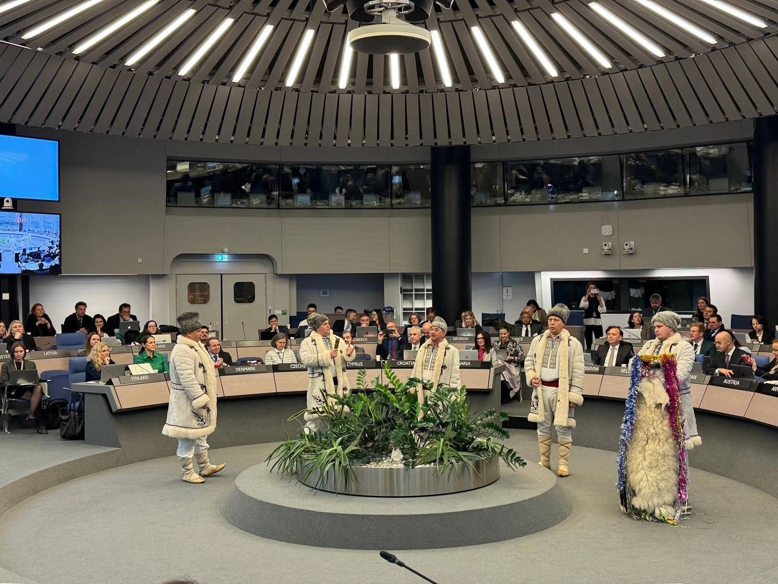 Tradițiile de iarnă ale Moldovei au ajuns la Președinția Comitetului de Miniștri al Consiliului Europei