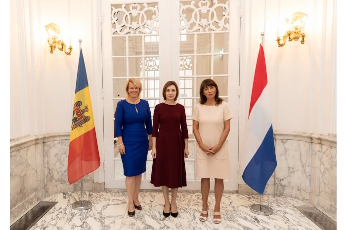 La Haga, președintele Maia Sandu a discutat despre aderarea la UE, justiție și securitate