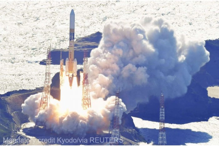 O rachetă japoneză cu un modul lunar la bord a fost lansată cu succes