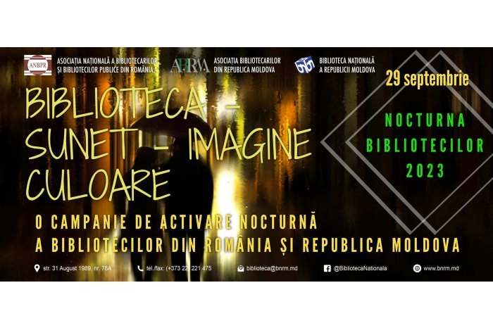 În R. Moldova este marcată Nocturna Bibliotecilor
