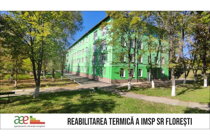 Spitalul raional Floreşti a fost reabilitat termic
