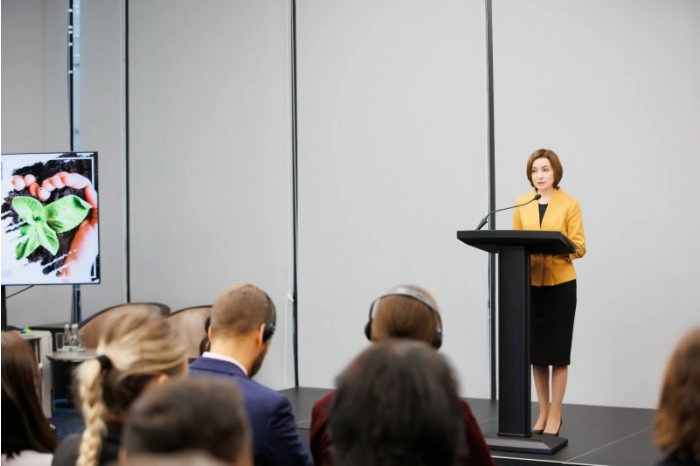 Președintele Maia Sandu a participat la conferința națională dedicată schimbărilor climatice