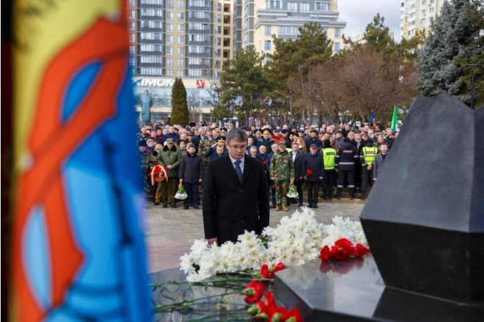 Speakerul Igor Grosu a participat la evenimentele consacrate Zilei comemorării celor căzuți în războiul din Afganistan