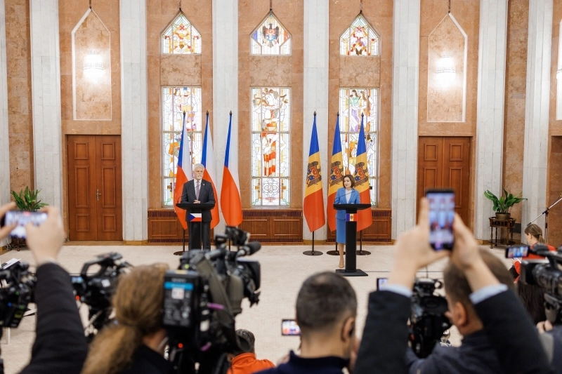 Mesajul Președintei Maia Sandu de la conferința de presă comună cu Președintele Cehiei, Petr Pavel