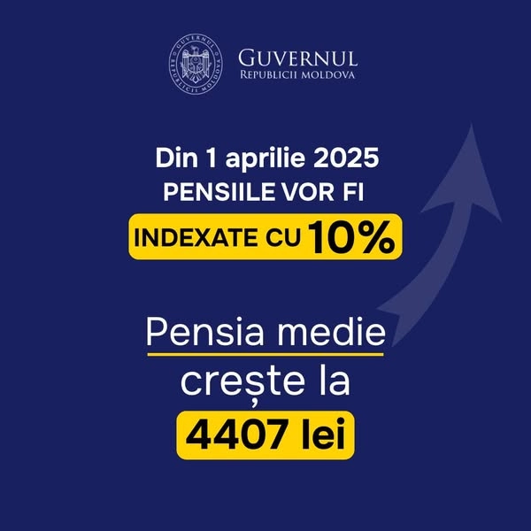 Guvernul a aprobat indexarea pensiilor și prestațiilor sociale cu 10%