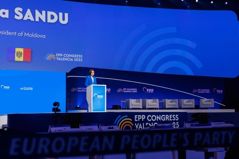 Mesajul Președintei Maia Sandu din cadrul Congresului Partidului Popular European