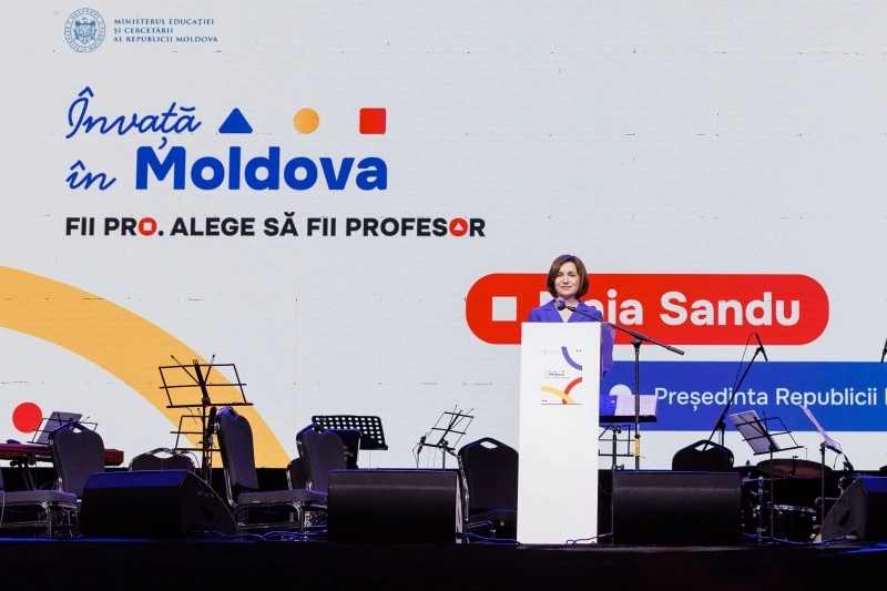 Președinta Maia Sandu a participat la evenimentul „Fii Pro! Alege să fii profesor!”, organizat în cadrul Săptămânii Educației
