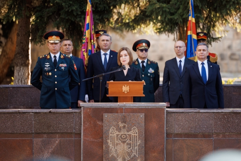 Mesajul Președintei Maia Sandu la ceremonia dedicată Zilei Armatei Naționale